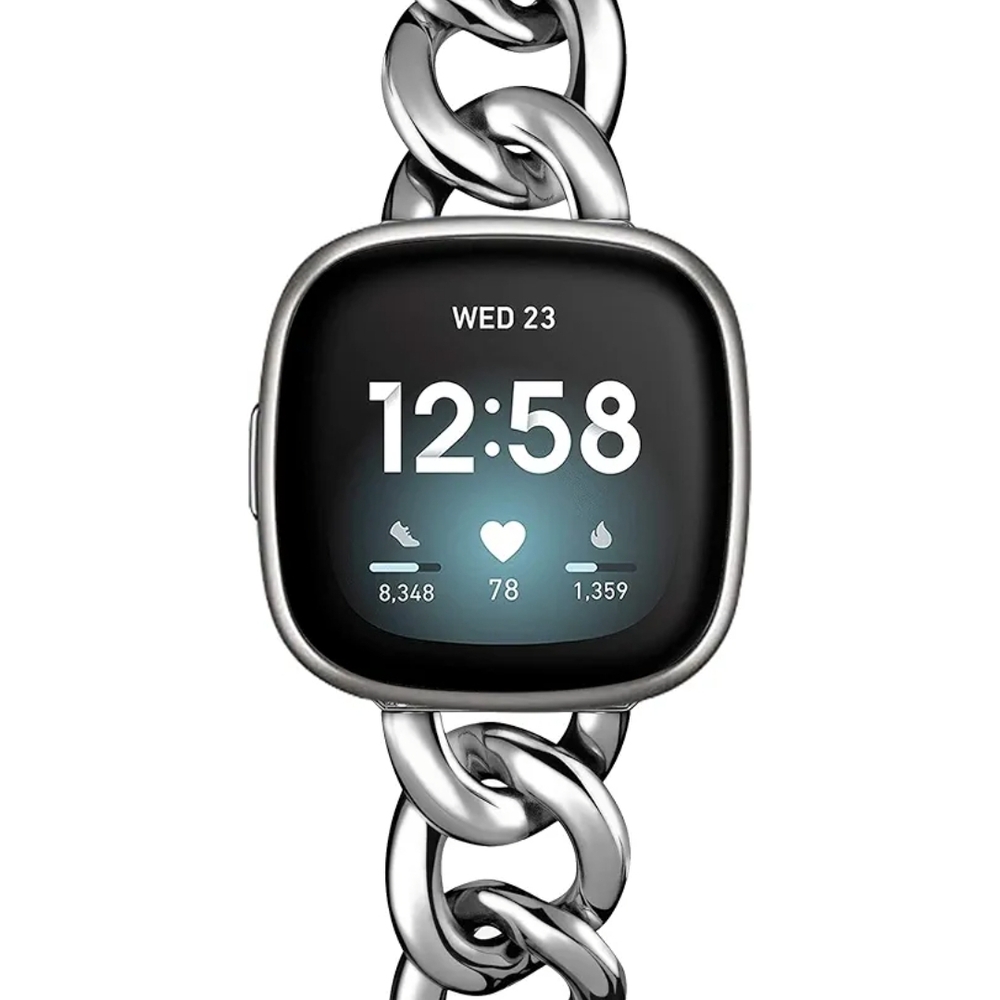 Fitbit Silver Chain Band